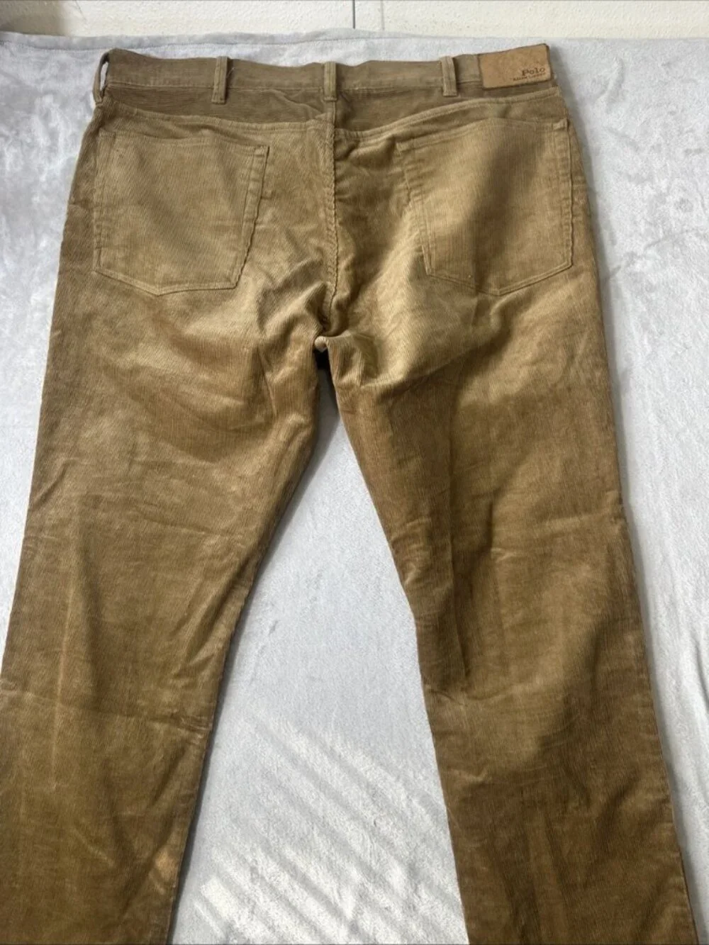 Polo Ralph Lauren Varick Slim Straight men’s corduroy pants brown 40x32